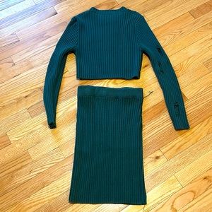 Women Two-Piece Skirt Set.